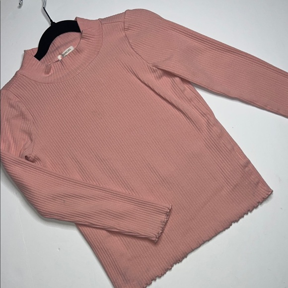 Crewcuts Other - Crewcuts Pink Ribbed Long Sleeve Tee